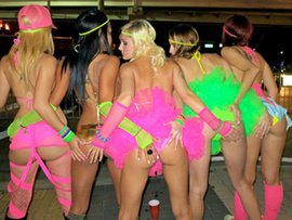 Seductive Slutty Teens Have A Sexy After Party
